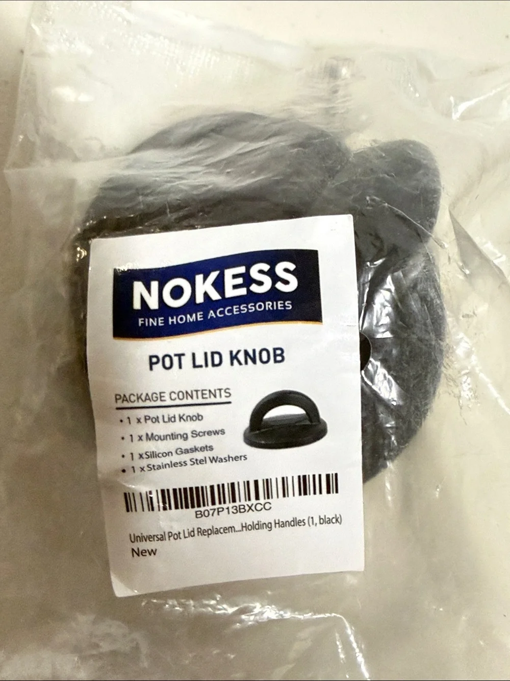 Universal Pot lid handle - pot lid knob replacement,  Nokess fine home acc., New